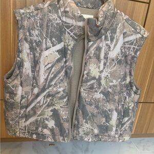Thread & Supply Gray Camouflage Vest